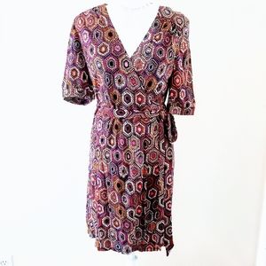 Tina Turk- Lark Wrapped Dress, Size 12
